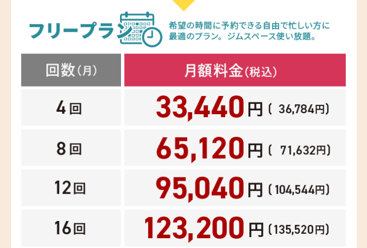 24/7　ワークアウト　料金